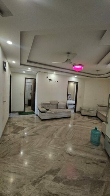 Living Room in 3 BHK Builder Floor at New Rajinder Nagar – for Rent