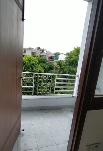 Balcony in 2 BHK Builder Floor at Malviya Nagar – for Rent