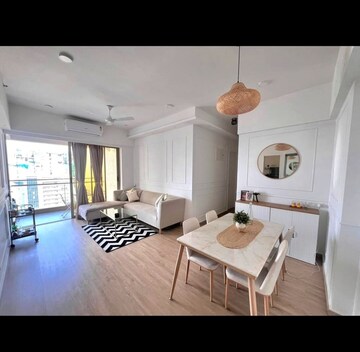 Living Room in 2 BHK Apartment at Transcon Triumph Tower, Andheri West – for Rent
