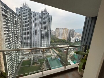 Balcony in 3 BHK Apartment at Tata Serein, Pokhran Road No Two – for Rent