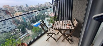 Balcony in 3 BHK Apartment at Rustomjee Paramount, Khar West – for Rent