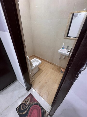 Bathroom in 2 BHK Builder Floor at New Rajinder Nagar – for Rent