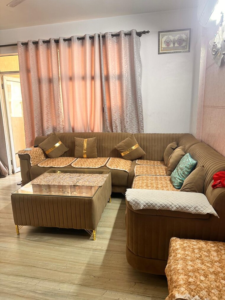 Living Room, exotica-elegance 2 Bedroom 1290 Sq.Ft. Apartment In Vaibhav Khand Ghaziabad 8815026