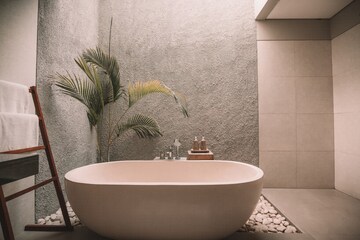 Bathroom in 4 BHK Apartment at Lodha Aura, Wadala – for Sale