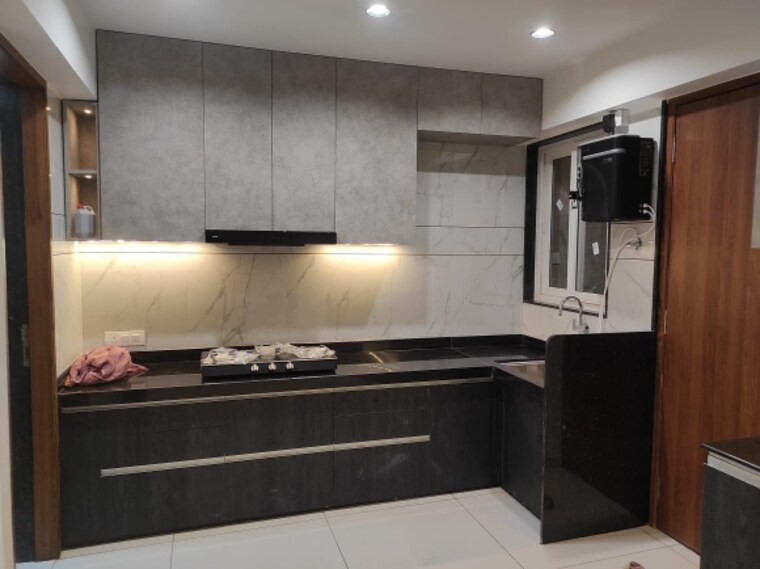 Kitchen, althan 3 Bedroom 2061 Sq.Ft. Apartment In Althan Surat 8815070