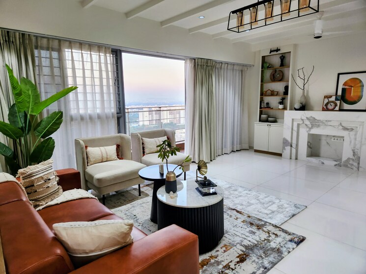 Living Room, hadapsar 2 Bedroom 808 Sq.Ft. Apartment In Hadapsar Pune 8815091