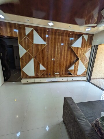 Living Room in 3 BHK Apartment at TCJ Kings Court, Khadakpada – for Rent