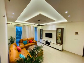 Living Room in 3.5 BHK Apartment at Shalimar Vista, Gomti Nagar – for Rent