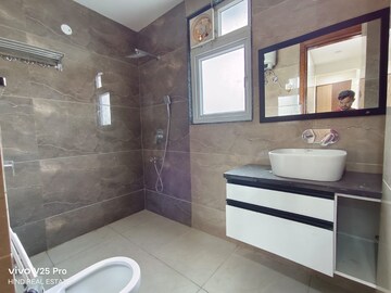 Bathroom in 4 BHK Builder Floor at Nangal Dewat – for Rent