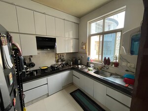 Kitchen in 3.5 BHK Apartment at Omaxe Heights Gomti Nagar, Gomti Nagar – for Sale