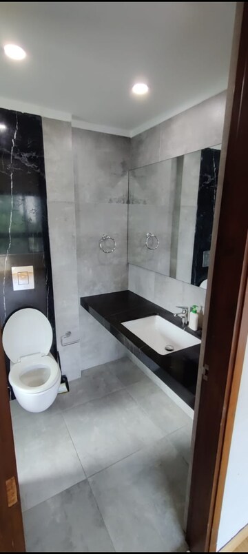 Bathroom in 4 BHK Apartment at Lotus Varun, Bandra West – for Rent
