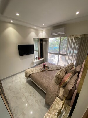 Living Room in 3 BHK Apartment at Adani Ten BKC, Bandra East – for Sale