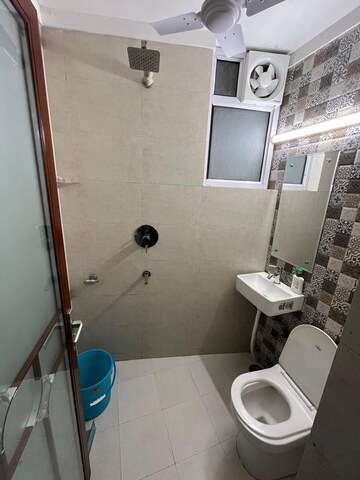 Bathroom in Studio Builder Floor at Malviya Nagar – for Rent
