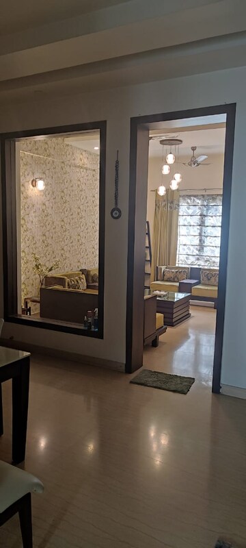 Living Room in 2.5 BHK Apartment at Berger Tower, Sector 16b – for Rent