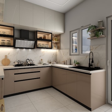 Kitchen in 4 BHK Builder Floor at SAS Tower, Sector 38 – for Rent