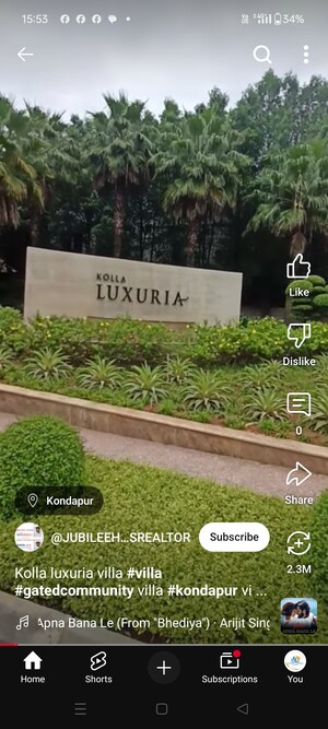 4 BHK Villa For Sale in Legend Flora Kondapur, Kondapur