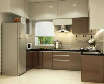 Kitchen in 1 BHK Builder Floor at Unitech Ivory Towers, Sector 40 – for Rent