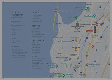 3 BHK Apartment – Map Location View at Dadar East - for Sale