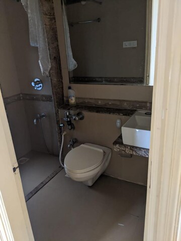 Bathroom in 2.5 BHK Apartment at Raheja Acropolis, Deonar – for Rent