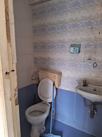 Bathroom in 2 BHK Apartment at Fam CHS, Kopar Khairane – for Rent