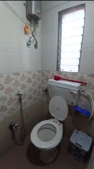 Bathroom in 1 RK Apartment at Gokuldham Complex, Goregaon East – for Rent
