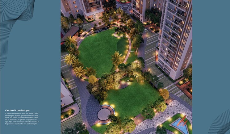 Master Plan, my-home-apas 3 Bedroom 2765 Sq.Ft. Apartment In Kokapet Hyderabad 8815708