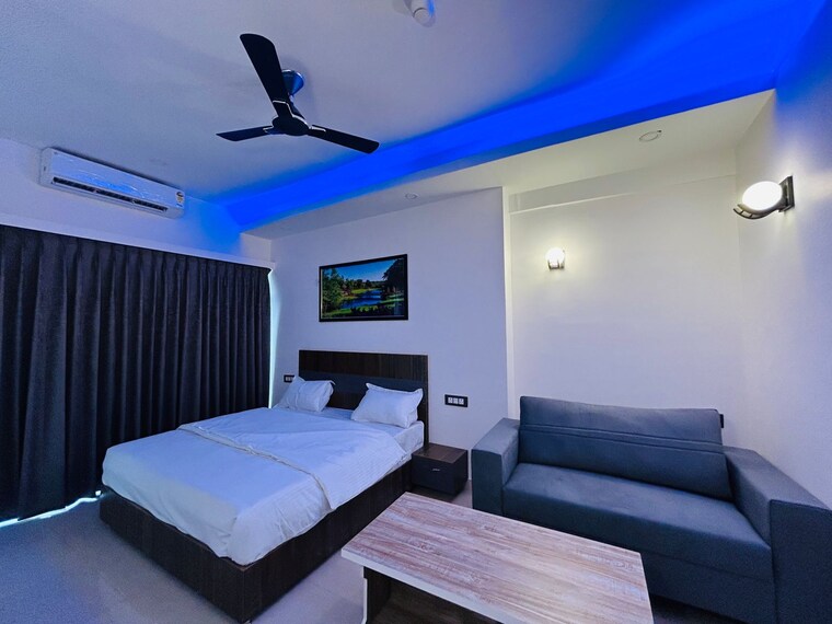 Bedroom, max-towers 2 Bedroom 1400 Sq.Ft. Apartment In Sector 16b Noida 8815809
