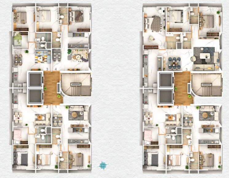 Floor Plan, vibrants-1891-ekam-parkk 1 Bedroom 442 Sq.Ft. Apartment In Dadar West Mumbai 8815813