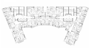 Staircase in 2 BHK Apartment at Rustomjee 180 Bayview, Matunga West – for Sale