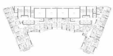 Floor Plan in 4 BHK Apartment at Rustomjee 180 Bayview, Matunga West – for Sale