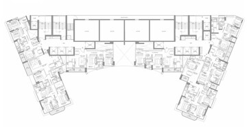 Staircase in 4 BHK Apartment at Rustomjee 180 Bayview, Matunga West – for Sale