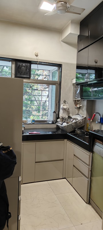 Kitchen in 3 BHK Apartment at Poseidon Apartment, Andheri West – for Rent