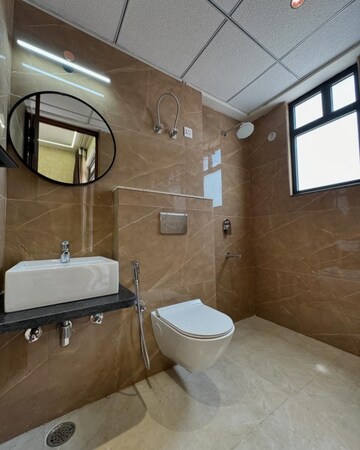 Bathroom in 1 BHK Builder Floor at Ameya One, Sector 42 – for Rent