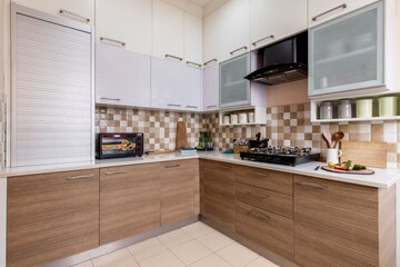 Kitchen in 1 BHK Builder Floor at Gupta Awas, Sector 43 – for Rent