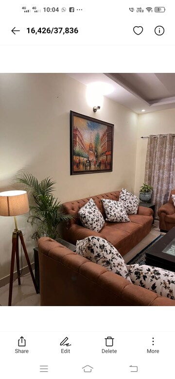 Living Room in 1 BHK Builder Floor at Sahastradhara Road – for Rent