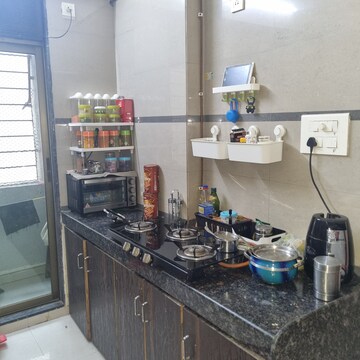 Kitchen in 2 BHK Apartment at Concret Sai Saakshaat, Kharghar Sector 6 – for Sale