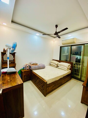 Living Room in 1 BHK Apartment at Qualitas Extencia, Ulwe Sector 17 – for Rent