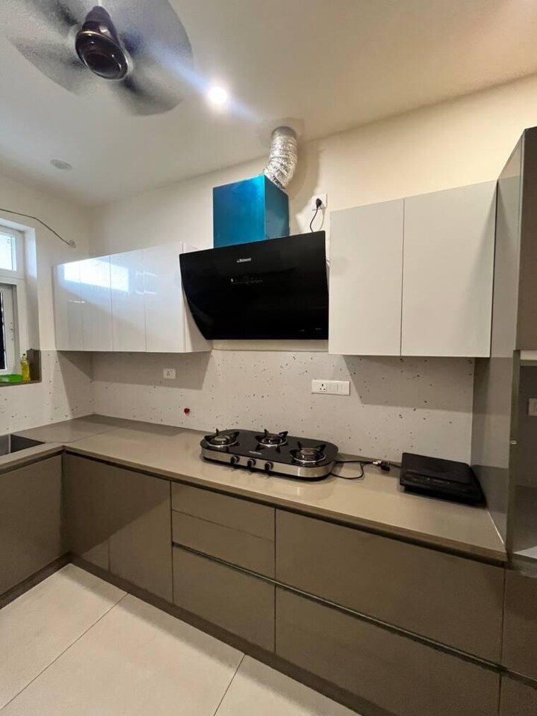 Kitchen, prem-bansal-sapphire-court 3 Bedroom 1500 Sq.Ft. Builder Floor In Patiala Road Zirakpur 8816196