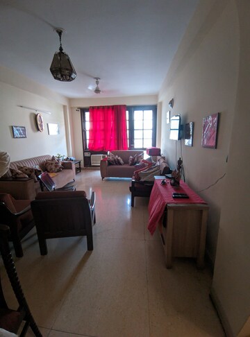 Living Room in 3 BHK Builder Floor at Eros Garden Villas, Charmwood Village – for Sale
