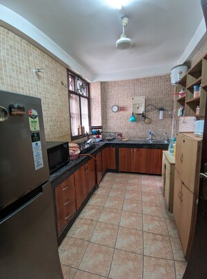 Kitchen in 3 BHK Builder Floor at Eros Garden Villas, Charmwood Village – for Sale