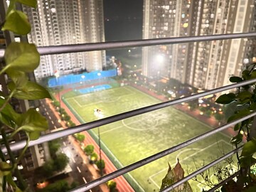 Balcony in 2 BHK Apartment at Lodha Amara, Kolshet Road – for Rent