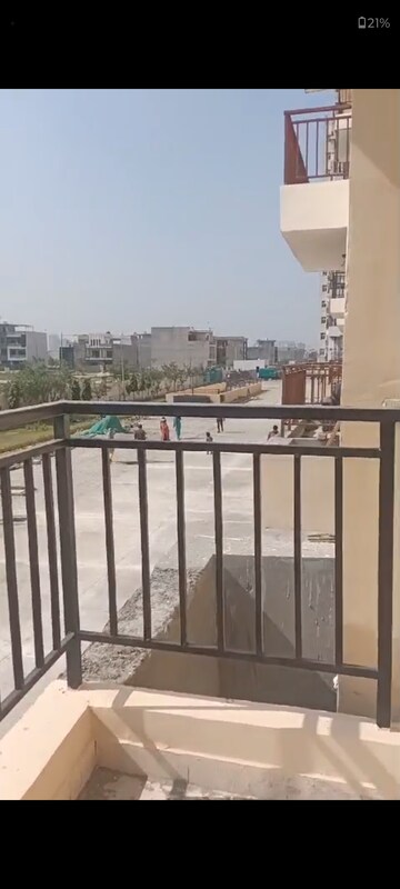 Balcony in 3 BHK Apartment at Sanchar Nest Palm Heights, Wave City – for Rent