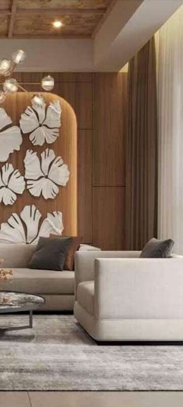 Living Room in 4 BHK Apartment at Hero Homes Palatial, Sector 104 – for Sale