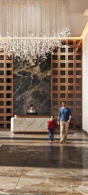 Staircase in 4 BHK Apartment at Hero Homes Palatial, Sector 104 – for Sale