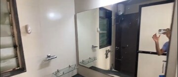Bathroom in 2 BHK Apartment at Neelkanth Greens, Manpada – for Rent