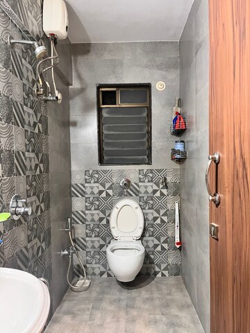Bathroom in 3 BHK Apartment at Sheth Enclave, Ghatkopar West – for Rent