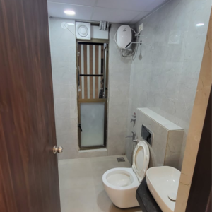 Bathroom in 2 BHK Apartment at Raymond Ten X Habitat, Swastik Garden – for Rent