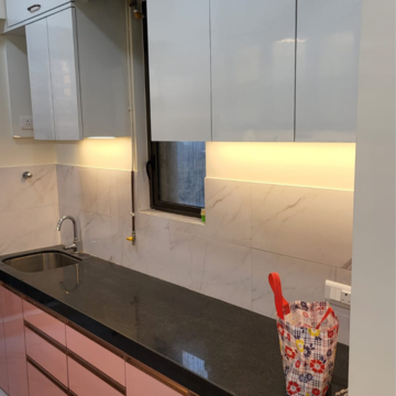 Kitchen in 2 BHK Apartment at Raymond Ten X Habitat, Swastik Garden – for Rent