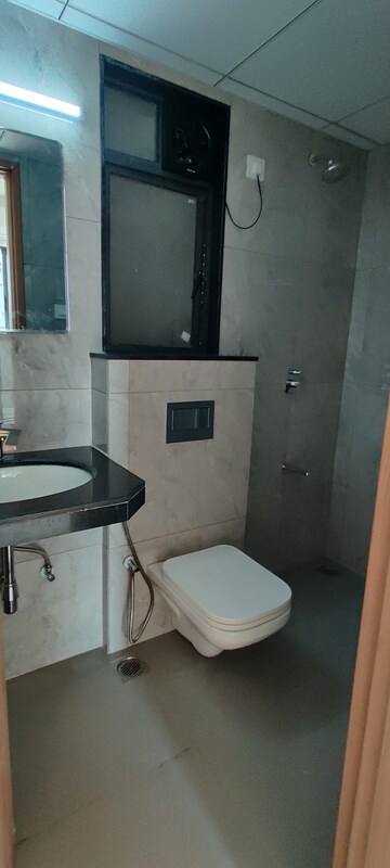 Bathroom in 1 BHK Apartment at Godrej Urban Park, Chandivali – for Rent