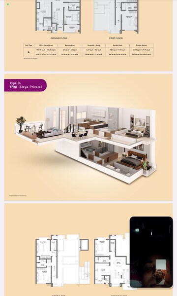 Floor Plan in 3 BHK Villa at Birla Alokya, Whitefield – for Sale